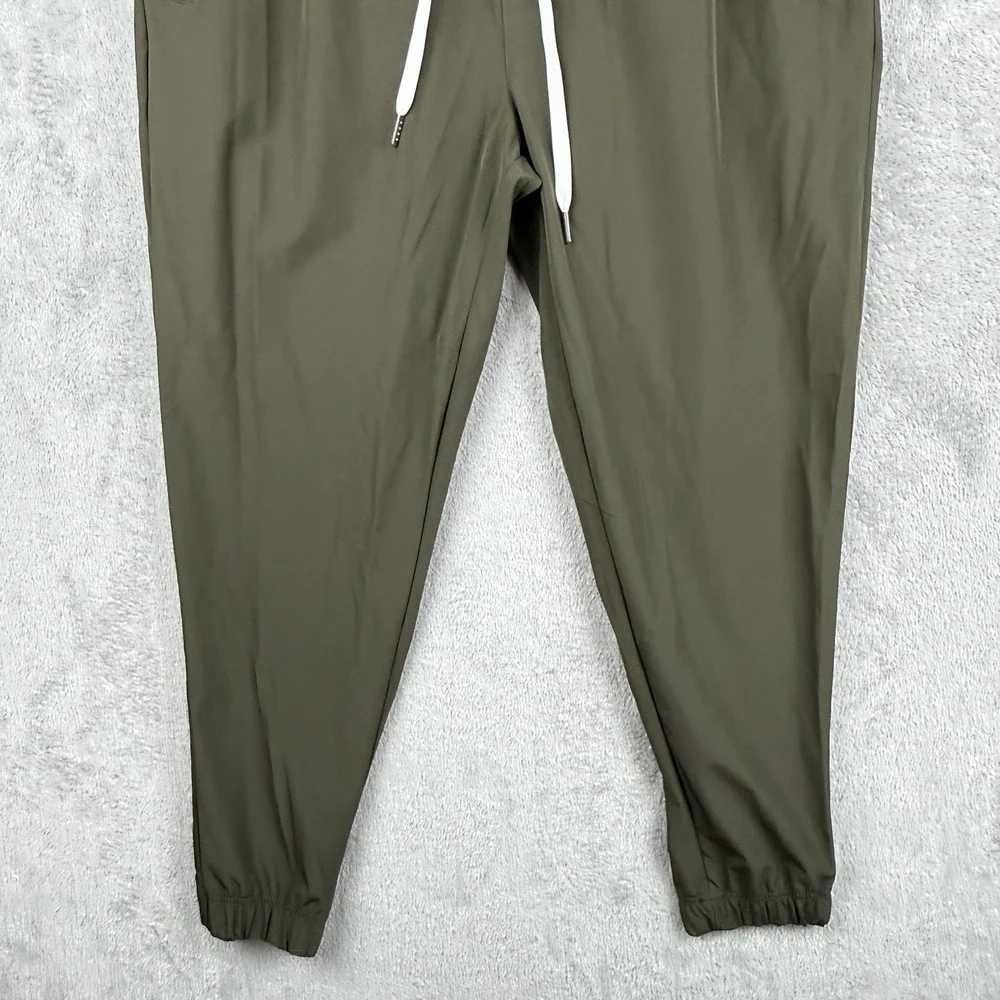 COVE Joggers Mens XL Olive Green Active Pants Stretch Casual Travel Athleisure